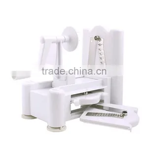 3 In 1 Fruit Peeler Spiral Vegetable Slicer Cutter Shred Kitchen Tools Easy To Clean Mandoline Chopper SpiralizerKnife KC1466 thumbnail-1
