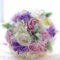 Purple Love You Holding Flowers thumbnail-1