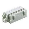 Angled Female 6P or 2P - 24P MCS Connector SP450/SP458 (Light-Gray) thumbnail-1