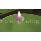 HIPS Plastic Water Floating Led Candles With Flashing Colors thumbnail-1