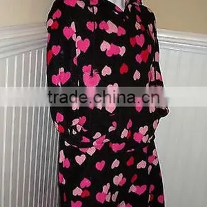 Womans Junior Polyester Hooded Pajama Drama Bath Robe Size Small thumbnail-1