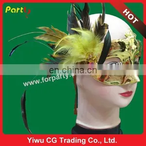PMN-0260 Masquerade Feather Mask thumbnail-1