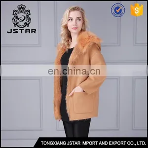 Hotsales Woman Sheepskin Coat Elegant Factory Outlet Cashmere Overcoat thumbnail-2