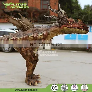 Life Size Dinosaur Hidden Legs Dinosaur Costume New Creature thumbnail-3