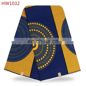 African Wax Prints Fabric Top Quality Hollandis Wax Cotton Fabric thumbnail-4
