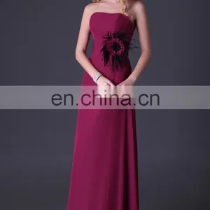 Strapless Formal Long Evening Dress Grace Karin A-line Floor Length Evening Gowns CL3436 thumbnail-4