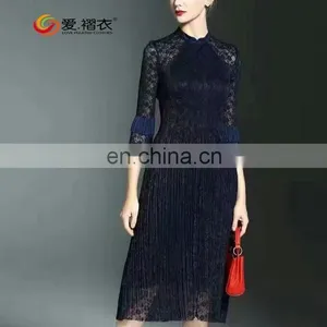 2016 Summer Evening Dressespleated Dress Wholesale China Factory Flower Girl Net Dresses thumbnail-1