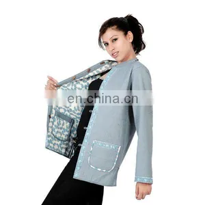 The Front Open Design Full-sleeved Printed Western Jacket for Women thumbnail-1