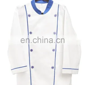 High Quality Custom Logo Printed Chef Coat thumbnail-3