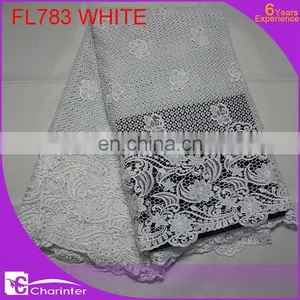 Free Shipping African Crochet Lace Fabric Guipure Lace Fabric thumbnail-3