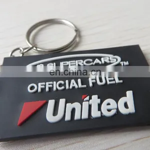 Rectangle Oem Double-sided 3d Soft Pvc Keychain Gift thumbnail-2