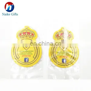 2017 Advertising Custom Logo Printed Bulk Car Air Fresheners thumbnail-2