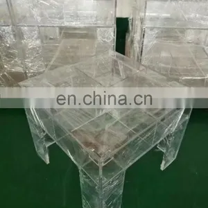 Modern Acrylic Table,acrylic Acrylic Dining Table and Chairs thumbnail-2