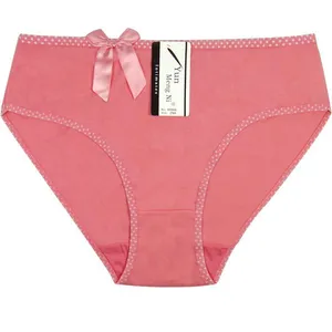 Yun Meng Ni Sexy Underwear Cute Bow Big Size 2XL/3XL/4XL Briefs Cotton Panties thumbnail-2