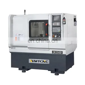 High Speed CK35GD 350 Mmcnc Lathe Manufacturers With Linear Guide and Power Turret for Sale thumbnail-1