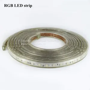220V 60leds/m IP67 Waterproof Led Light Strip SMD5050 1 Meter Flexible Led Strip Light Christmas Party Led Flexible Tape thumbnail-4