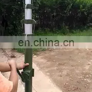 Hand Lifting Manual Winch Telescopic Antenna Electric Pneumatic Motorized Pump for Trailer Lighting Telecommunication Mast Tower thumbnail-1