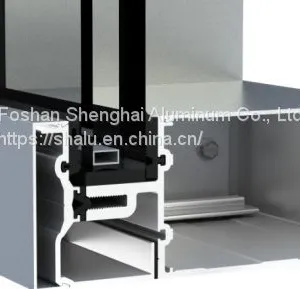 Aluminum Profile for Curtain Wall Insulation Board Accessories Aluminum Window Frames thumbnail-2