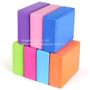 Eco Friendly 2 Pack Custom Logo EVA Foam Yoga Block With Strap Set thumbnail-1