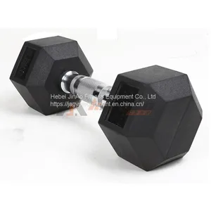 Hexagon Rubber Dumbbell thumbnail-1