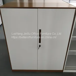 KD Swing Door Storage File Cabinet Office Furniture White Color H1200XW900XD400mm thumbnail-3