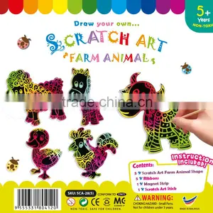 Scratch Art Farm Animal 5 Pack thumbnail-1