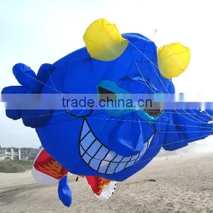 Beautiful Advertising Inflatable Blue Meanie Kite for Sale thumbnail-1