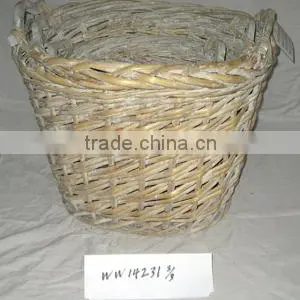 Natural Wicker Firewood Baskets Quality Good thumbnail-5