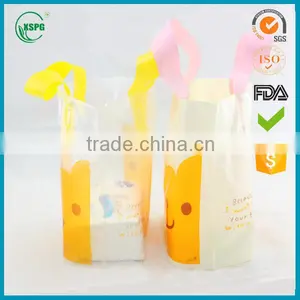 Wholesale Printed PE Poly Bags Plastic Handle Bags for Shopping thumbnail-4