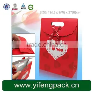 Custom Popular Wedding Decorative Colorful Paper Gift Bag thumbnail-5