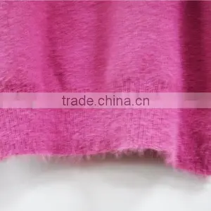Pink Roll Neck Knitted Mink Hair Sweater for Girls thumbnail-2