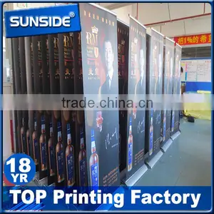 Hot Sale Aluminum Luxury Retractable Roll up Banner Stand Wide Base Roll Up-qt thumbnail-3