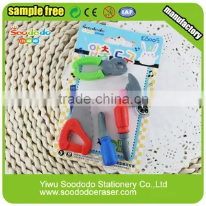 Kids Stationery Set School Rubber Eraser thumbnail-1