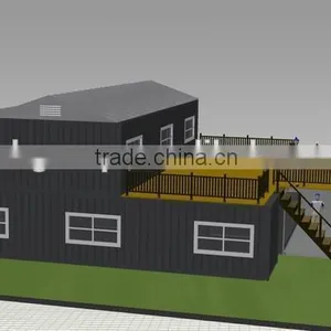 40 Foot Mobile Bar, Restaurant,container Hotel,office,design Shipping Prefab Offices for Sale China Supplier thumbnail-6