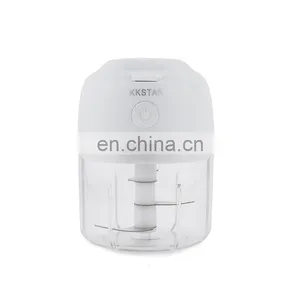 Home Restaurant Stainless Steel Slicer Meat Vegetable Portable Manual Electric Wireless Garlic Onion Masher Mini Food Chopper thumbnail-1