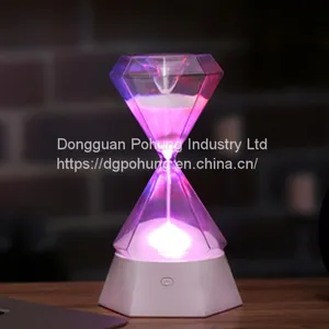 Christmas Gift Colorful Hourglass Sleep Light USB Rechargeable Atmosphere LED Small Night Light thumbnail-2