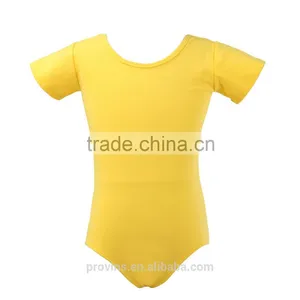 Bowknot Back Spandex Red Kids Ballet Leotards thumbnail-6