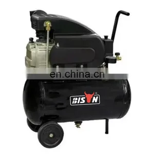 Bison China Cheap 110V 220V 240V 2.5 Hp 24L Piston Direct Drive Air Compressor Machine Price thumbnail-2