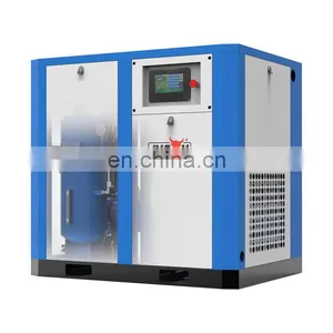 Bison China Air Screw Pump 7.5kw 15kw 22kw Silent High Pressure 11kw Oil Free Low Noise Rotary Screw Type Air Compressor thumbnail-1