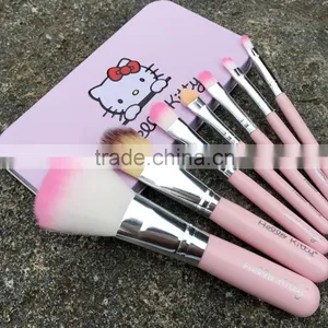 Lovely Pink 7pcs Makeup Brush Set Professional Beauty Makeup Tool Makeup Brushes thumbnail-3