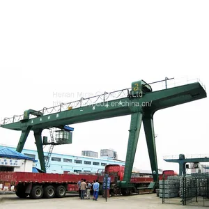 Double Girder Gantry Crane Cantilevers Winch Trolleys High Strength for Sale thumbnail-1