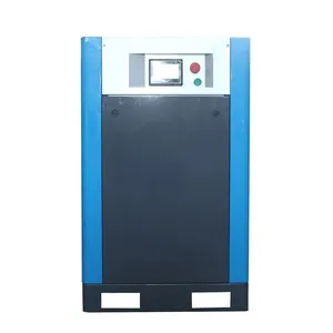 7.5KW 10Hp Industrial Permanent Magnet Variable Frequency Screw Air Compressor for Woodworking Machine for Sale thumbnail-1