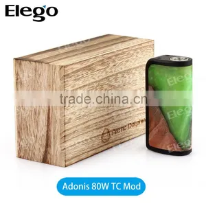 Collection Value! Rare Stabilized Wood Arctic Dolphin Adonis 80W TC Mod thumbnail-1