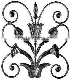 Wrought Floral Unit WH-3227 for Handrail Baluster Balustrade Fencing thumbnail-1