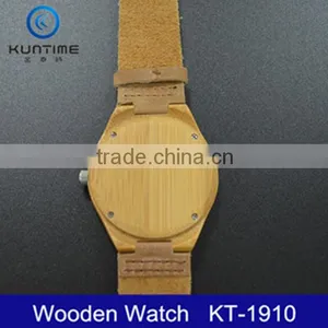 Factory Sale Leather Wooden Watch Bulk Buy From China thumbnail-6