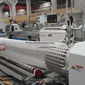 Flexible PVC TPU PU Copper Wire Spiral Vacuuming Ventilation Hose Pipe Making Machine thumbnail-2