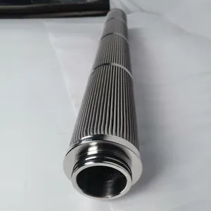 RT-070 222 Connection Stainless Steel Metal Mesh Sintered Pleated Filter Element thumbnail-2