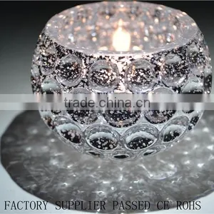 Online Shiny Gold Crystal Glass Candle Holders for Bar Deco Wedding Centerpieces Quality Choice thumbnail-5