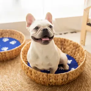 Winter Soft Warm Semi-Enclosed Cat Litter Dog Bed House Indoor Cozy Comfy Pet Cat Bed thumbnail-1