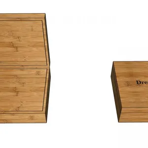 OEM MDF Fiber Board Decoration Luxury Jewelry Box With Glossy or Matte Surface and Inner Soft Cushion thumbnail-5